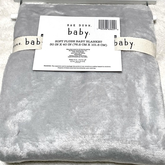 🆕Rae Dunn Plush SNUGGLE TIME Baby Blanket - Picture 5 of 6